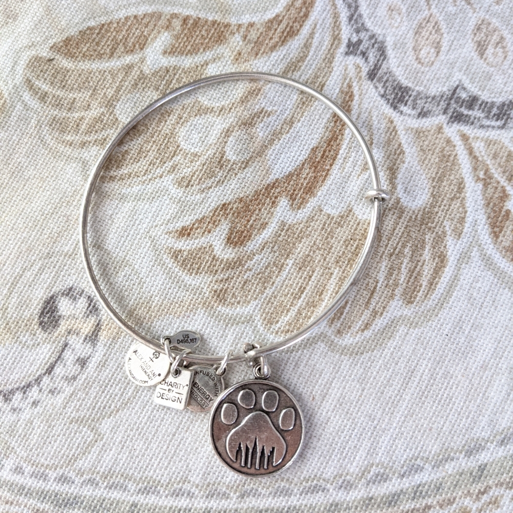 Alex and Ani Charity Bracelet Paw Print